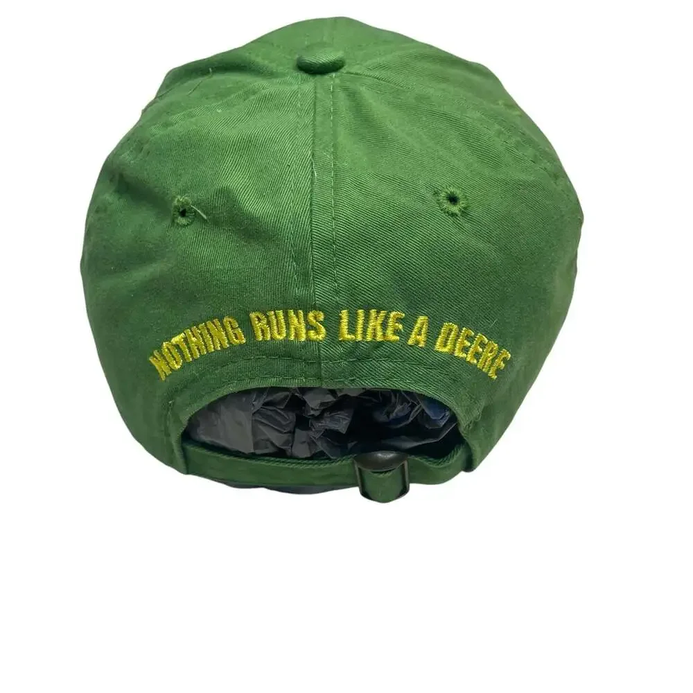 John Deere Owners Edition Green Adjustable Embroidered Logo Hat Cap